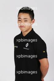 Sun Yue Yang (CHN) Renault Sport Academy Driver. 21.02.2017. Renault Sport Formula One Team RS17 Launch, Royal Horticultural Society Headquarters, London, England.