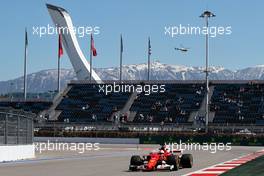 Sebastian Vettel (GER) Ferrari SF70H. 28.04.2017. Formula 1 World Championship, Rd 4, Russian Grand Prix, Sochi Autodrom, Sochi, Russia, Practice Day.