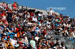Fans in the grandstand. 30.04.2017. Formula 1 World Championship, Rd 4, Russian Grand Prix, Sochi Autodrom, Sochi, Russia, Race Day.