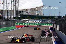 Daniel Ricciardo (AUS) Red Bull Racing RB13. 30.04.2017. Formula 1 World Championship, Rd 4, Russian Grand Prix, Sochi Autodrom, Sochi, Russia, Race Day.
