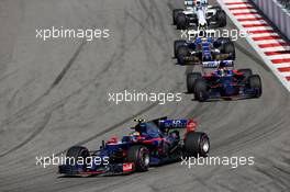 Carlos Sainz Jr (ESP) Scuderia Toro Rosso STR12. 30.04.2017. Formula 1 World Championship, Rd 4, Russian Grand Prix, Sochi Autodrom, Sochi, Russia, Race Day.