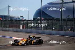 Nico Hulkenberg (GER) Renault Sport F1 Team RS17. 30.04.2017. Formula 1 World Championship, Rd 4, Russian Grand Prix, Sochi Autodrom, Sochi, Russia, Race Day.