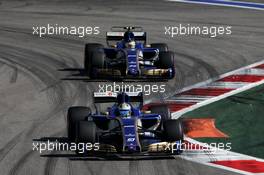Marcus Ericsson (SWE) Sauber C36. 30.04.2017. Formula 1 World Championship, Rd 4, Russian Grand Prix, Sochi Autodrom, Sochi, Russia, Race Day.