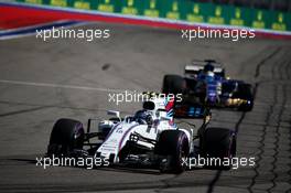 Lance Stroll (CDN) Williams FW40. 30.04.2017. Formula 1 World Championship, Rd 4, Russian Grand Prix, Sochi Autodrom, Sochi, Russia, Race Day.