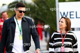 Claire Williams (GBR) Williams Deputy Team Principal with Andrew Murdoch (GBR). 27.04.2017. Formula 1 World Championship, Rd 4, Russian Grand Prix, Sochi Autodrom, Sochi, Russia, Preparation Day.