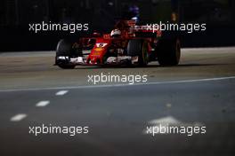 Sebastian Vettel (GER) Scuderia Ferrari  15.09.2017. Formula 1 World Championship, Rd 14, Singapore Grand Prix, Marina Bay Street Circuit, Singapore, Practice Day.