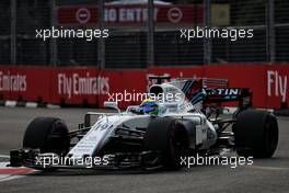 Felipe Massa (BRA) Williams FW40. 15.09.2017. Formula 1 World Championship, Rd 14, Singapore Grand Prix, Marina Bay Street Circuit, Singapore, Practice Day.
