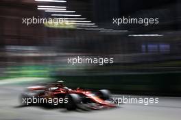 Kimi Raikkonen (FIN) Ferrari SF70H. 15.09.2017. Formula 1 World Championship, Rd 14, Singapore Grand Prix, Marina Bay Street Circuit, Singapore, Practice Day.