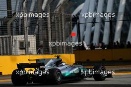 Valtteri Bottas (FIN) Mercedes AMG F1 W08. 15.09.2017. Formula 1 World Championship, Rd 14, Singapore Grand Prix, Marina Bay Street Circuit, Singapore, Practice Day.
