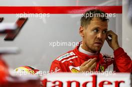Sebastian Vettel (GER) Ferrari. 15.09.2017. Formula 1 World Championship, Rd 14, Singapore Grand Prix, Marina Bay Street Circuit, Singapore, Practice Day.