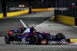 Carlos Sainz Jr (ESP) Scuderia Toro Rosso STR12. 15.09.2017. Formula 1 World Championship, Rd 14, Singapore Grand Prix, Marina Bay Street Circuit, Singapore, Practice Day.
