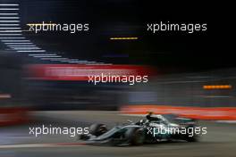 Valtteri Bottas (FIN) Mercedes AMG F1  15.09.2017. Formula 1 World Championship, Rd 14, Singapore Grand Prix, Marina Bay Street Circuit, Singapore, Practice Day.