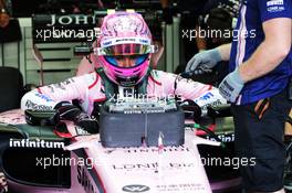 Esteban Ocon (FRA) Sahara Force India F1 VJM10. 15.09.2017. Formula 1 World Championship, Rd 14, Singapore Grand Prix, Marina Bay Street Circuit, Singapore, Practice Day.