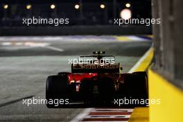 Kimi Raikkonen (FIN) Ferrari SF70H. 15.09.2017. Formula 1 World Championship, Rd 14, Singapore Grand Prix, Marina Bay Street Circuit, Singapore, Practice Day.