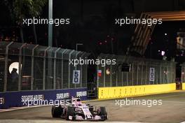 Esteban Ocon (FRA) Sahara Force India F1 VJM10.                                15.09.2017. Formula 1 World Championship, Rd 14, Singapore Grand Prix, Marina Bay Street Circuit, Singapore, Practice Day.