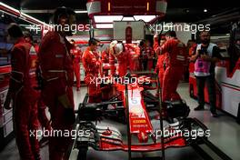 Sebastian Vettel (GER) Ferrari SF70H.                                17.09.2017. Formula 1 World Championship, Rd 14, Singapore Grand Prix, Marina Bay Street Circuit, Singapore, Race Day.