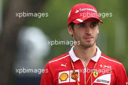 Antonio Giovinazzi (ITA) 16.09.2017. Formula 1 World Championship, Rd 14, Singapore Grand Prix, Marina Bay Street Circuit, Singapore, Qualifying Day.