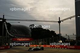 Lewis Hamilton (GBR) Mercedes AMG F1 W08. 16.09.2017. Formula 1 World Championship, Rd 14, Singapore Grand Prix, Marina Bay Street Circuit, Singapore, Qualifying Day.
