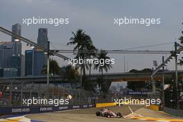 Esteban Ocon (FRA) Force India F1  16.09.2017. Formula 1 World Championship, Rd 14, Singapore Grand Prix, Marina Bay Street Circuit, Singapore, Qualifying Day.