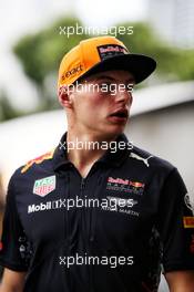 Max Verstappen (NLD) Red Bull Racing. 17.09.2017. Formula 1 World Championship, Rd 14, Singapore Grand Prix, Marina Bay Street Circuit, Singapore, Race Day.