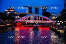 Scenic Singapore.                                14.09.2017. Formula 1 World Championship, Rd 14, Singapore Grand Prix, Marina Bay Street Circuit, Singapore, Preparation Day.