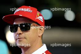Kimi Raikkonen (FIN) Scuderia Ferrari  14.09.2017. Formula 1 World Championship, Rd 14, Singapore Grand Prix, Marina Bay Street Circuit, Singapore, Preparation Day.