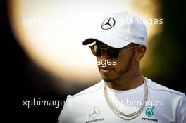 Lewis Hamilton (GBR) Mercedes AMG F1. 14.09.2017. Formula 1 World Championship, Rd 14, Singapore Grand Prix, Marina Bay Street Circuit, Singapore, Preparation Day.