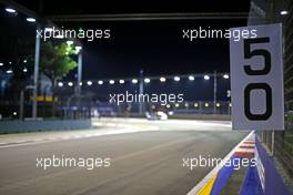Track atmosphere 14.09.2017. Formula 1 World Championship, Rd 14, Singapore Grand Prix, Marina Bay Street Circuit, Singapore, Preparation Day.