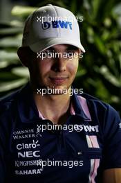Esteban Ocon (FRA) Sahara Force India F1 Team. 14.09.2017. Formula 1 World Championship, Rd 14, Singapore Grand Prix, Marina Bay Street Circuit, Singapore, Preparation Day.