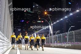Jolyon Palmer (GBR) Renault Sport F1 Team   14.09.2017. Formula 1 World Championship, Rd 14, Singapore Grand Prix, Marina Bay Street Circuit, Singapore, Preparation Day.
