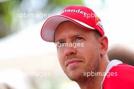 Sebastian Vettel (GER) Scuderia Ferrari  14.09.2017. Formula 1 World Championship, Rd 14, Singapore Grand Prix, Marina Bay Street Circuit, Singapore, Preparation Day.