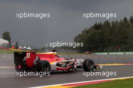 Qualifying, Ralph Boschung (SUI) Campos Racing 25.08.2017. Formula 2 Championship, Rd 8, Spa-Francorchamps, Belgium, Friday.