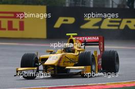 Qualifying, Sean Gelael (INA) Pertamina Arden 25.08.2017. Formula 2 Championship, Rd 8, Spa-Francorchamps, Belgium, Friday.