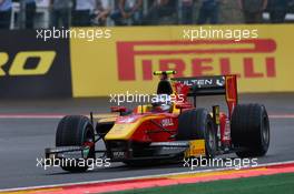 Qualifying, Gustav Malja (SWE) Racing Engineering 25.08.2017. Formula 2 Championship, Rd 8, Spa-Francorchamps, Belgium, Friday.