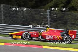 Free Practice, Gustav Malja (SWE) Racing Engineering 25.08.2017. Formula 2 Championship, Rd 8, Spa-Francorchamps, Belgium, Friday.
