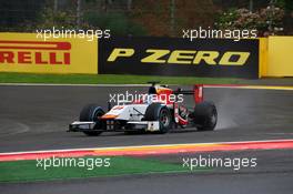 Qualifying, Ralph Boschung (SUI) Campos Racing 25.08.2017. Formula 2 Championship, Rd 8, Spa-Francorchamps, Belgium, Friday.