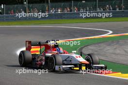 Free Practice, Ralph Boschung (SUI) Campos Racing 25.08.2017. Formula 2 Championship, Rd 8, Spa-Francorchamps, Belgium, Friday.