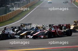 Race 2, Charles Leclerc (MON) PREMA Racing 27.08.2017. Formula 2 Championship, Rd 8, Spa-Francorchamps, Belgium, Sunday.