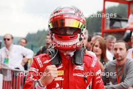 Race 1, Charles Leclerc (MON) PREMA Racing race winner 26.08.2017. Formula 2 Championship, Rd 8, Spa-Francorchamps, Belgium, Saturday.