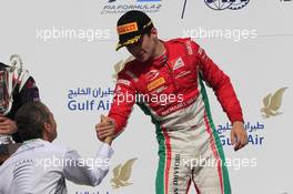 Race 2, Charles Leclerc (MON) PREMA Racing race winner 16.04.2017. FIA Formula 2 Championship, Rd 1, Sakhir, Bahrain, Sunday.
