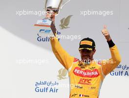 Race 1, 2nd place Norman Nato (FRA) Pertamina Arden 15.04.2017. FIA Formula 2 Championship, Rd 1, Sakhir, Bahrain, Saturday.