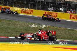 Race 1, Charles Leclerc (MON) PREMA Racing 13.05.2017. FIA Formula 2 Championship, Rd 2, Barcelona, Spain, Saturday.