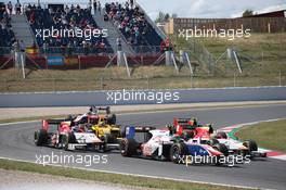 Race 1, Sergio Canamasas (ESP) Trident 13.05.2017. FIA Formula 2 Championship, Rd 2, Barcelona, Spain, Saturday.