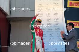 Race 1, Charles Leclerc (MON) PREMA Racing, race winner 13.05.2017. FIA Formula 2 Championship, Rd 2, Barcelona, Spain, Saturday.