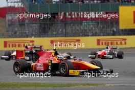 Race 2, Gustav Malja (SWE) Racing Engineering 16.07.2017. FIA Formula 2 Championship, Rd 6, Silverstone, England, Sunday.