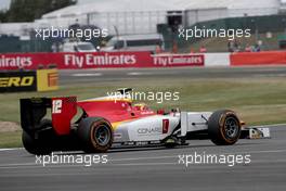 Race 2, Robert Visoiu (ROM) Campos Racing 16.07.2017. FIA Formula 2 Championship, Rd 6, Silverstone, England, Sunday.