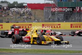 Race 2, Sean Gelael (INA) Pertamina Arden 16.07.2017. FIA Formula 2 Championship, Rd 6, Silverstone, England, Sunday.