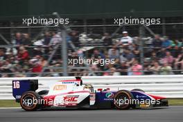 Race 2, Nabil Jeffri (MAL) Trident 16.07.2017. FIA Formula 2 Championship, Rd 6, Silverstone, England, Sunday.