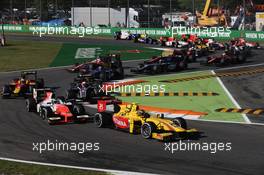 Race 2, The start 03.09.2017. Formula 2 Championship, Rd 9, Monza, Italy, Sunday.