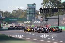 Race 2, The start 03.09.2017. Formula 2 Championship, Rd 9, Monza, Italy, Sunday.